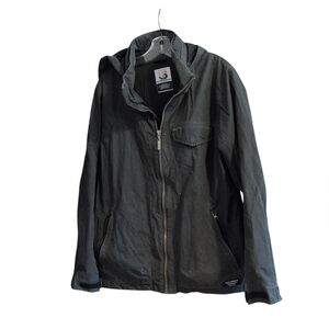 Burton Snowboards Women’s Large Black Full Zip Hooded Jacket Ski Snow Pockets